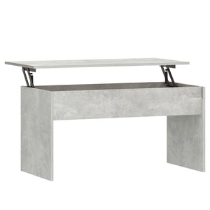 Tavolino Grigio Cemento 102x50,5x52,5 cm in Legno Multistrato cod mxl 6248