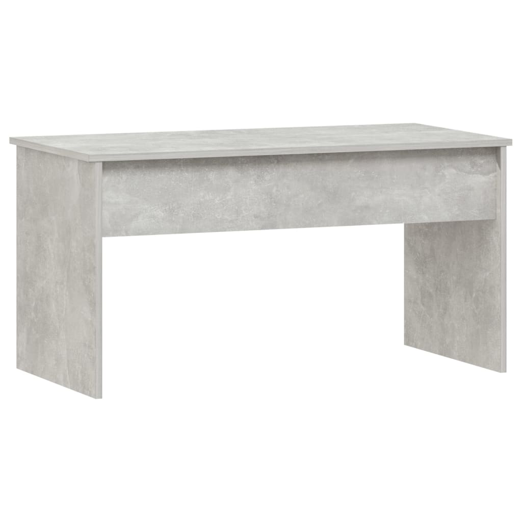 Tavolino Grigio Cemento 102x50,5x52,5 cm in Legno Multistrato cod mxl 6248