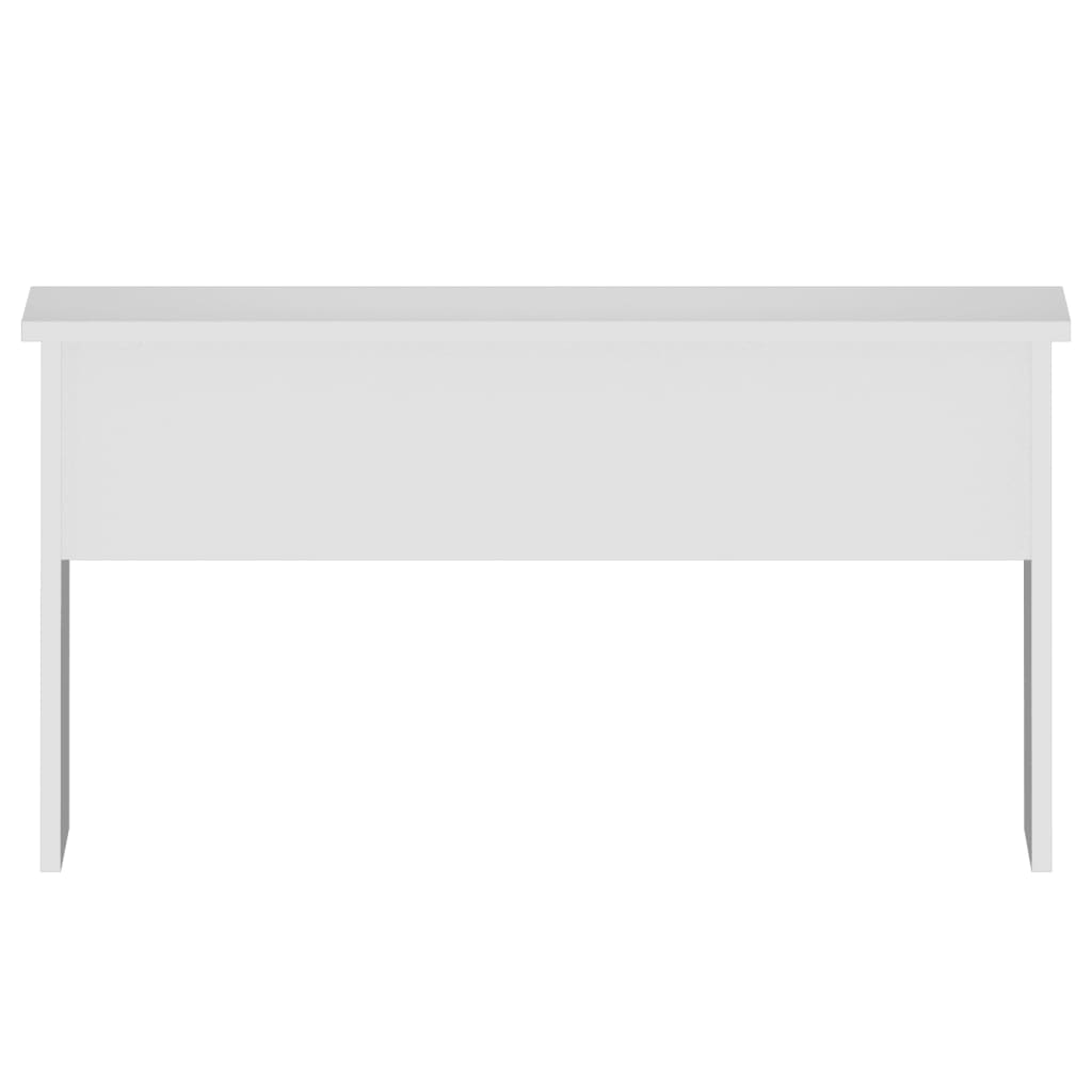 Tavolino da Salotto Bianco 80x50,5x41,5 cm Legno Multistrato