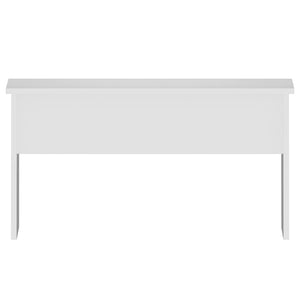 Tavolino da Salotto Bianco 80x50,5x41,5 cm Legno Multistrato