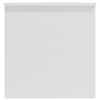 Tavolino Salotto Bianco Lucido 102x50x52,5 cm Legno Multistrato cod mxl 8794