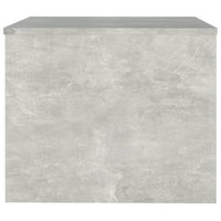 Tavolino da Salotto Grigio Cemento 80x50x40cm Legno Multistrato cod mxl 19859