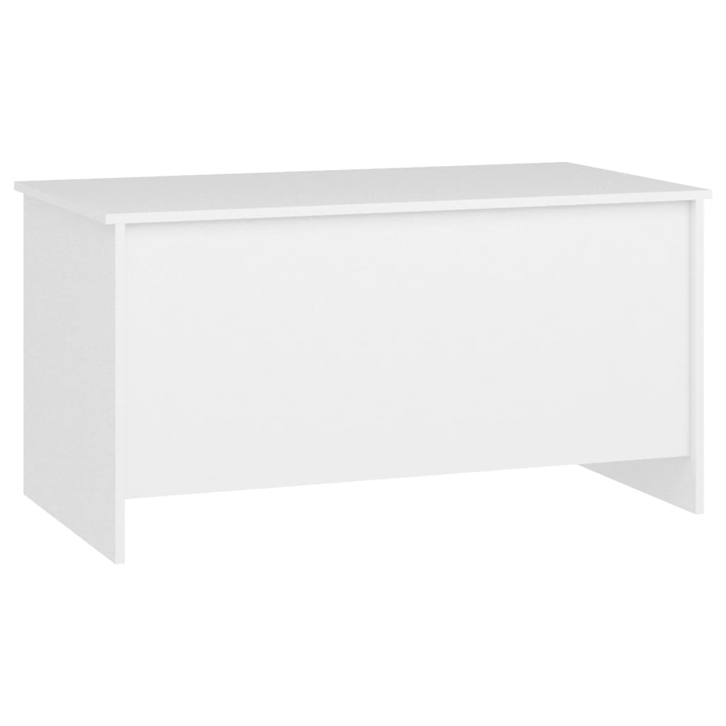 Tavolino da Salotto Bianco 102x55,5x52,5 cm Legno Multistrato cod mxl 19596