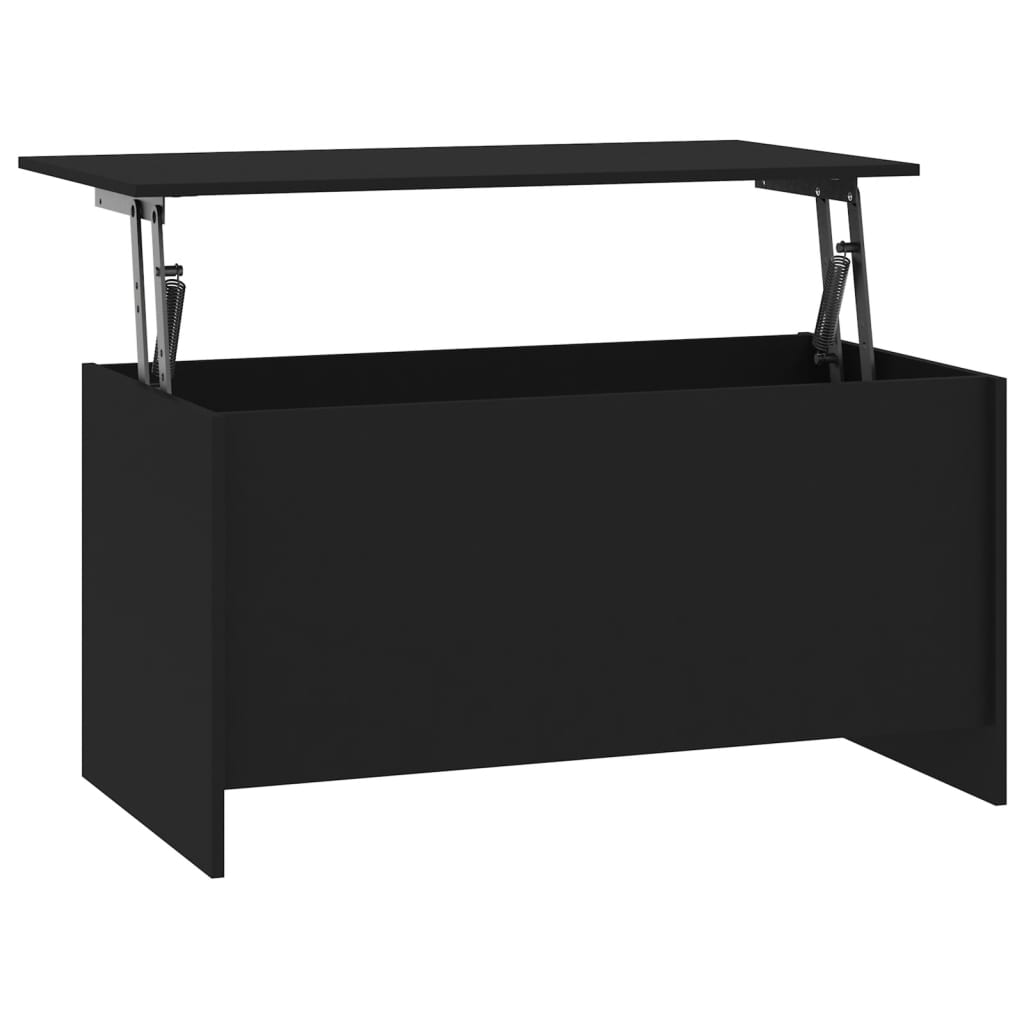 Tavolino da Salotto Nero 102x55,5x52,5 cm in Legno Multistrato cod mxl 23687