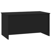 Tavolino da Salotto Nero 102x55,5x52,5 cm in Legno Multistrato cod mxl 23687