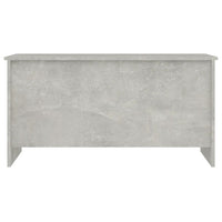 Tavolino Grigio Cemento 102x55,5x52,5 cm in Legno Multistrato cod mxl 9269