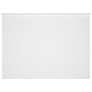 Tavolino da Salotto Bianco 80x55,5x41,5 cm in Legno Multistrato 809674