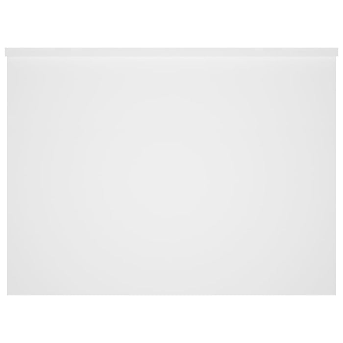 Tavolino da Salotto Bianco 80x55,5x41,5 cm in Legno Multistrato 809674