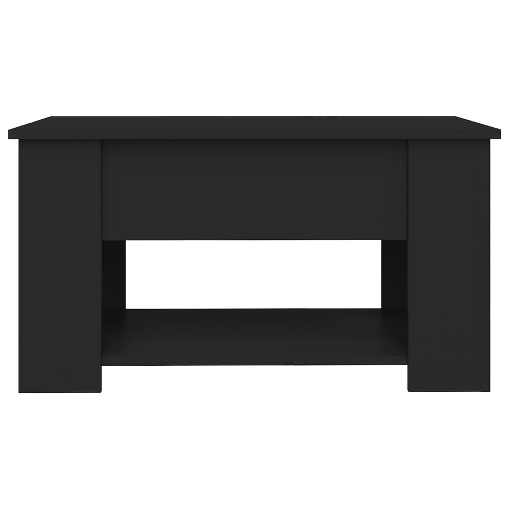 Tavolino da Salotto Nero 79x49x41 cm in Legno Multistrato cod mxl 15076