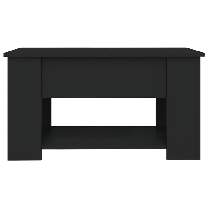 Tavolino da Salotto Nero 79x49x41 cm in Legno Multistrato cod mxl 15076