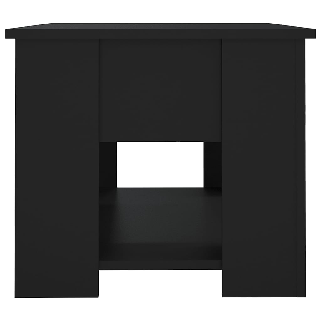 Tavolino da Salotto Nero 79x49x41 cm in Legno Multistrato cod mxl 15076