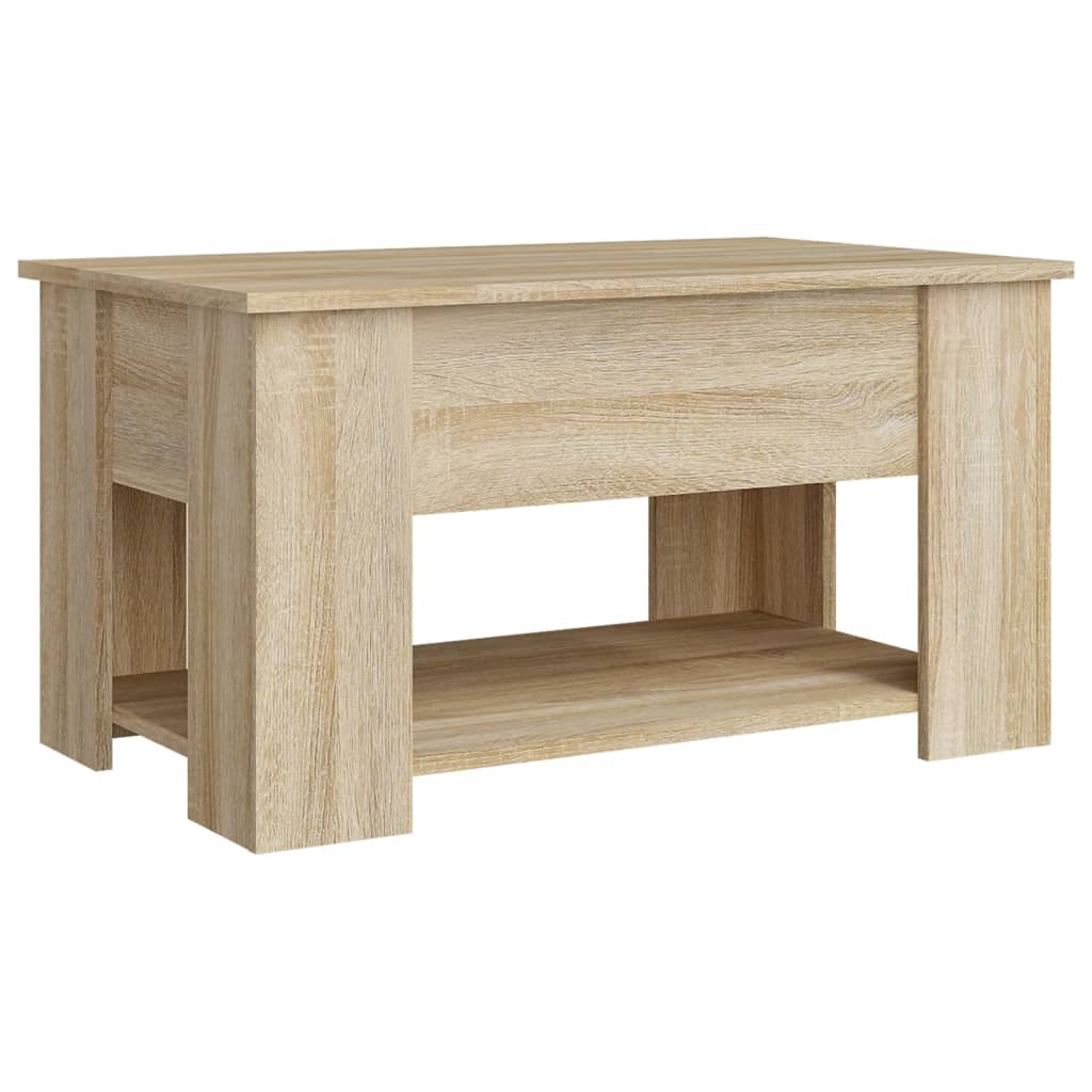 Tavolino da Salotto Rovere Sonoma 79x49x41 cm Legno Multistrato 809713