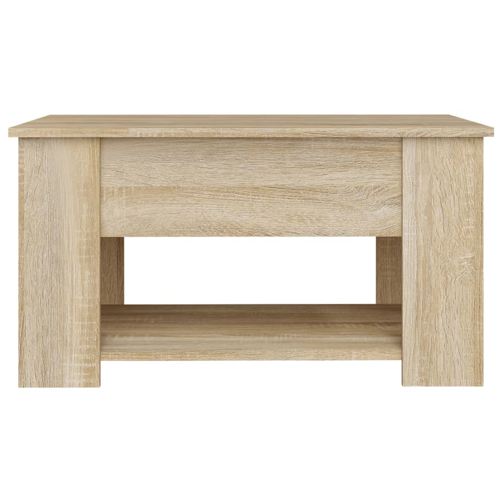 Tavolino da Salotto Rovere Sonoma 79x49x41 cm Legno Multistrato 809713