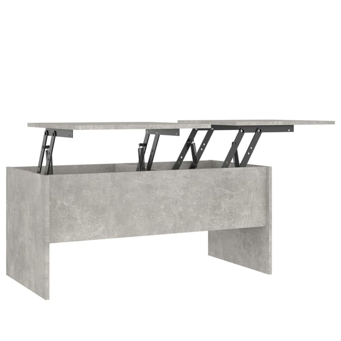 Tavolino Grigio Cemento 102x50,5x46,5 cm in Legno Multistrato cod mxl 23493