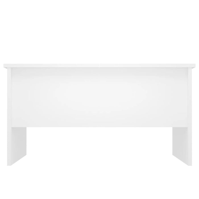 Tavolino da Salotto Bianco 80x50x42,5 cm in Legno Multistrato 809728