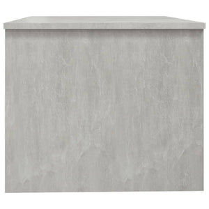 Tavolino Salotto Grigio Cemento 80x50x42,5 cm Legno Multistrato cod mxl 18108