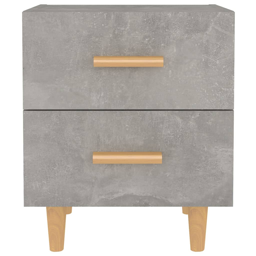 Comodini 2 pz Grigio Cemento 40x35x47,5 cm 811979