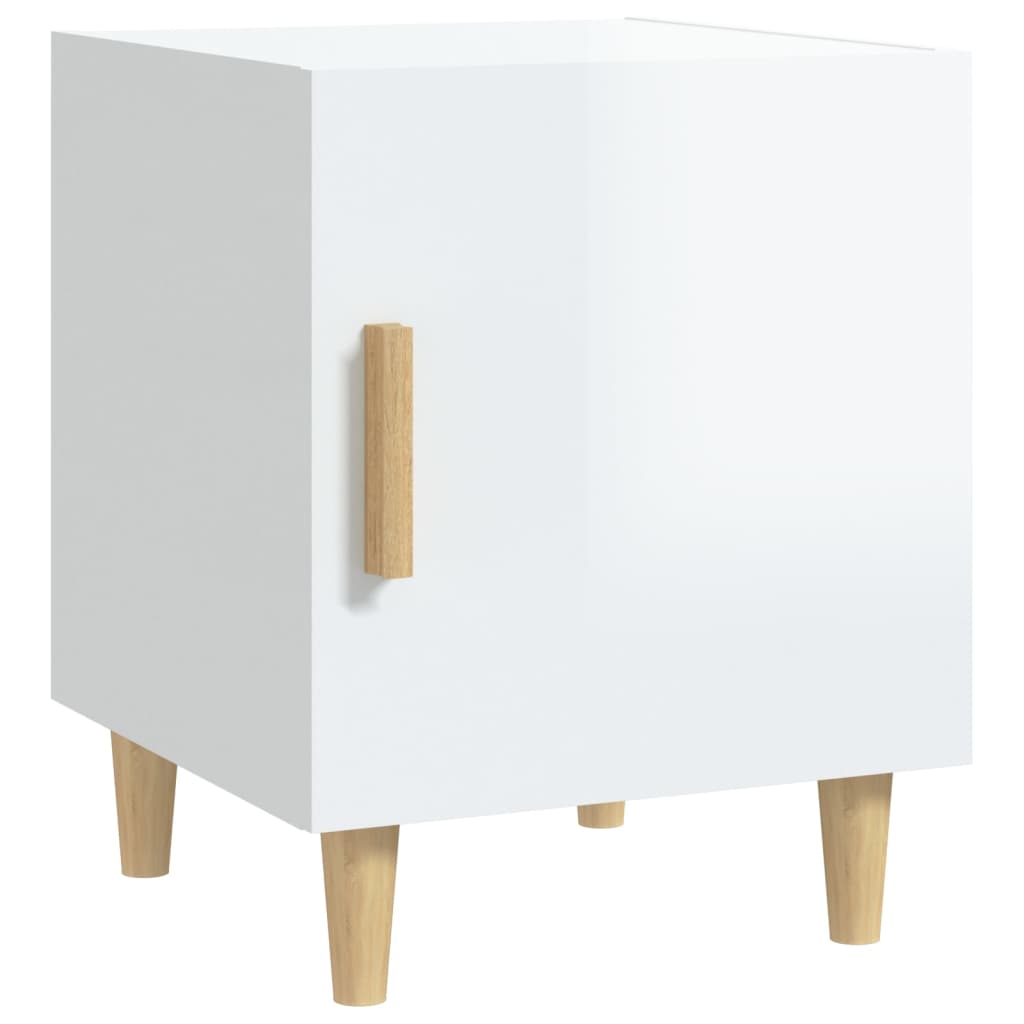 Comodino Bianco Lucido in Legno Multistrato cod mxl 30083