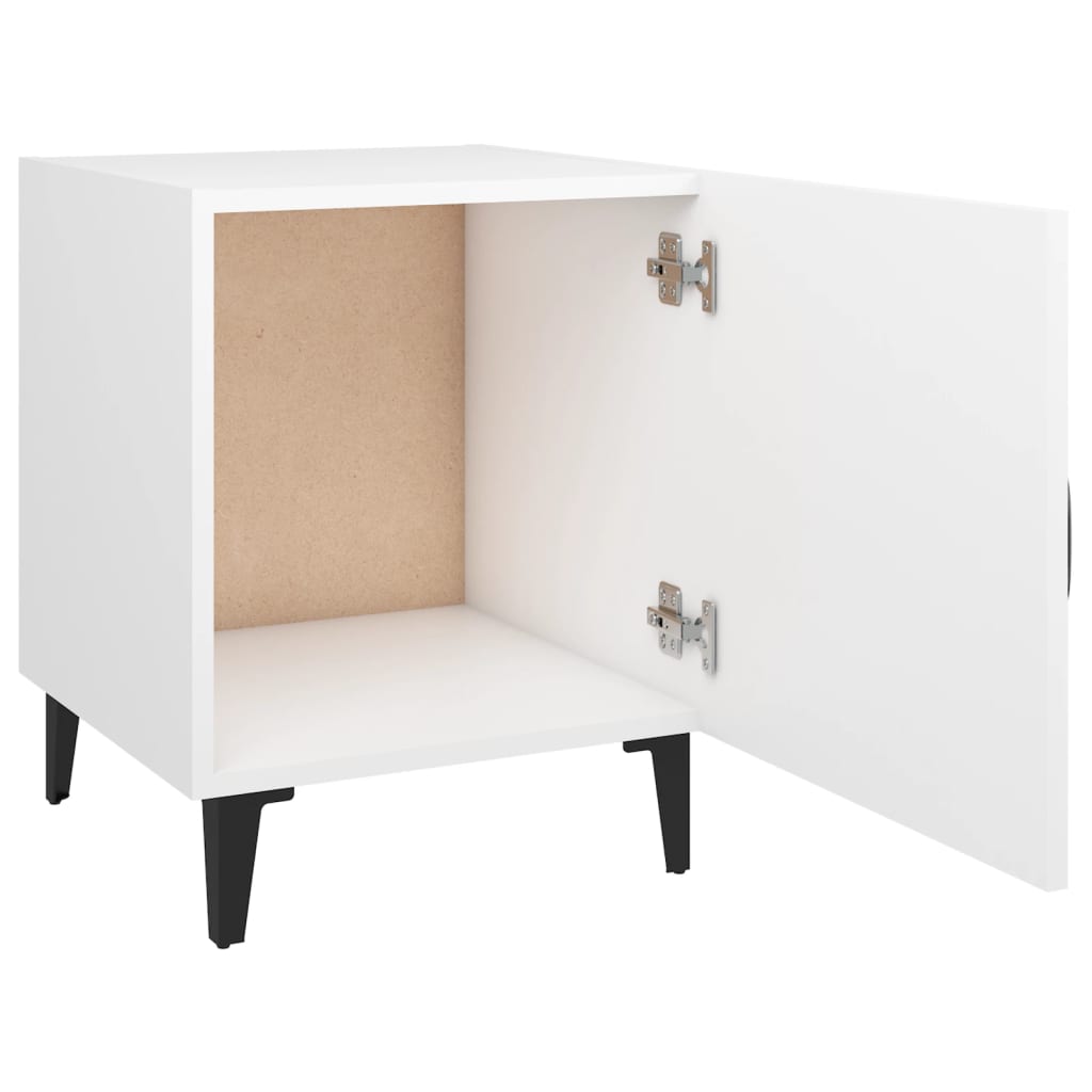 Comodino Bianco in Legno Multistrato cod mxl 29906