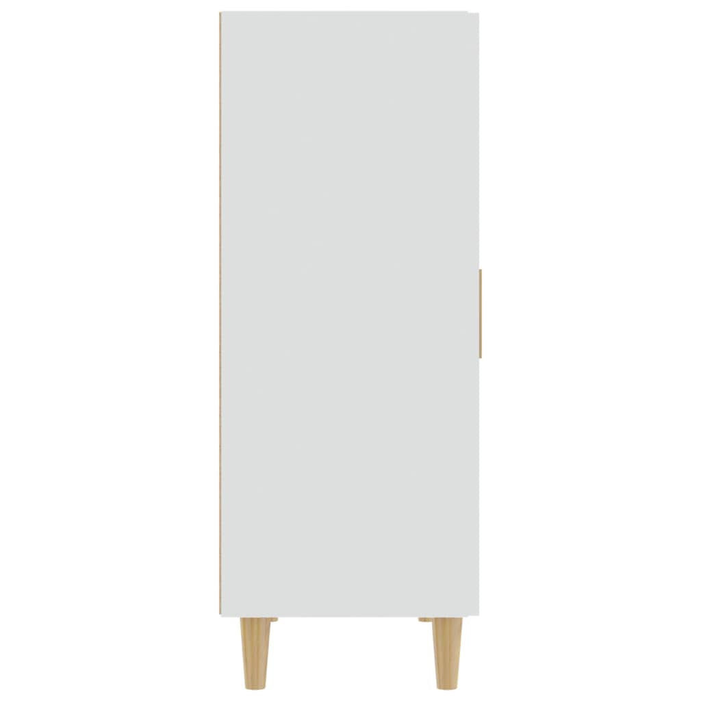 Credenza Bianca 70x34x90 cm in Legno Multistrato cod mxl 7500