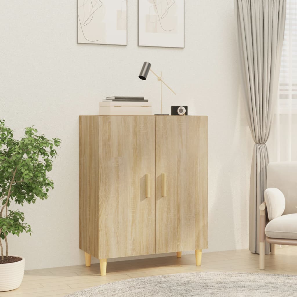 Credenza Rovere Sonoma 70x34x90 cm in Legno Multistrato cod mxl 47560