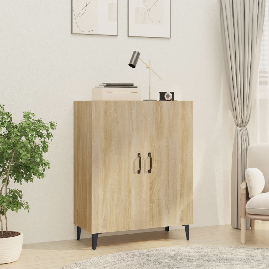 Credenza Rovere Sonoma 70x34x90 cm in Legno Multistrato cod mxl 18545