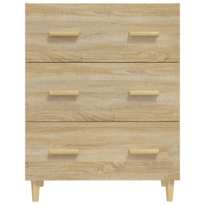 Credenza Rovere Sonoma 70x34x90 cm in Legno Multistrato cod mxl 10420