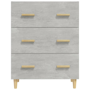 Credenza Grigio Cemento 70x34x90 cm in Legno Multistrato cod mxl 20188