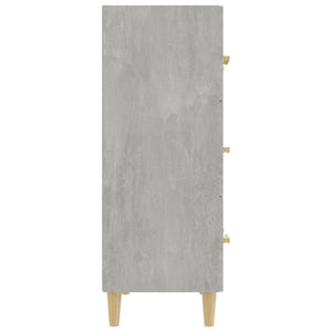 Credenza Grigio Cemento 70x34x90 cm in Legno Multistrato cod mxl 20188