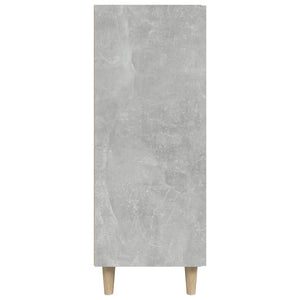 Credenza Grigio Cemento 69,5x34x90 cm in Legno Multistrato cod mxl 16882