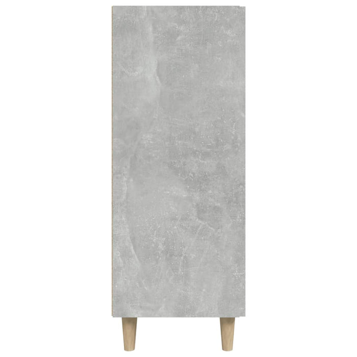 Credenza Grigio Cemento 69,5x34x90 cm in Legno Multistrato cod mxl 16882