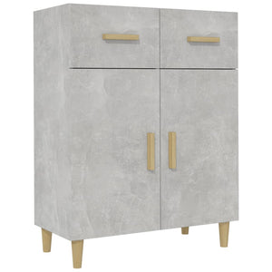 Credenza Grigio Cemento 69,5x34x89 cm in Legno Multistrato cod mxl 18135