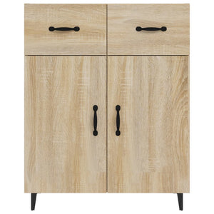 Credenza Rovere Sonoma 69,5x34x90 cm in Legno Multistrato 812198