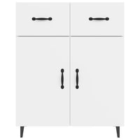 Credenza 69,5x34x90 cm in Legno Multistrato Bianco Lucido cod mxl 14879