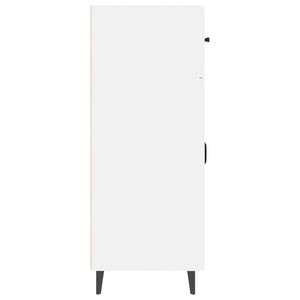 Credenza 69,5x34x90 cm in Legno Multistrato Bianco Lucido cod mxl 14879