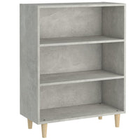 Credenza Grigio Cemento 69,5x32,5x90 cm in Legno Multistrato cod mxl 26227