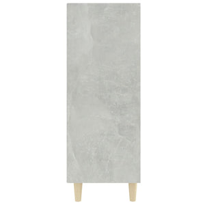 Credenza Grigio Cemento 69,5x32,5x90 cm in Legno Multistrato cod mxl 26227