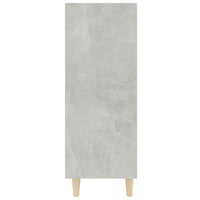 Credenza Grigio Cemento 69,5x32,5x90 cm in Legno Multistrato 812244