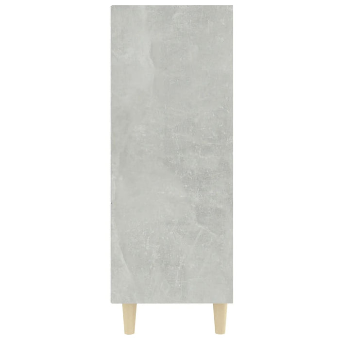 Credenza Grigio Cemento 69,5x32,5x90 cm in Legno Multistrato 812244