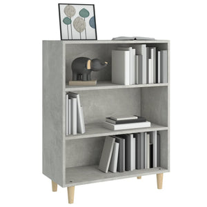 Credenza Grigio Cemento 69,5x32,5x90 cm in Legno Multistrato cod mxl 26227