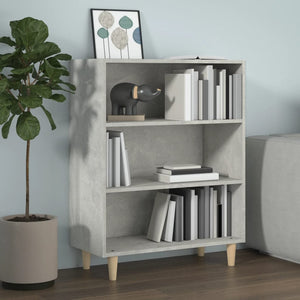 Credenza Grigio Cemento 69,5x32,5x90 cm in Legno Multistrato cod mxl 26227