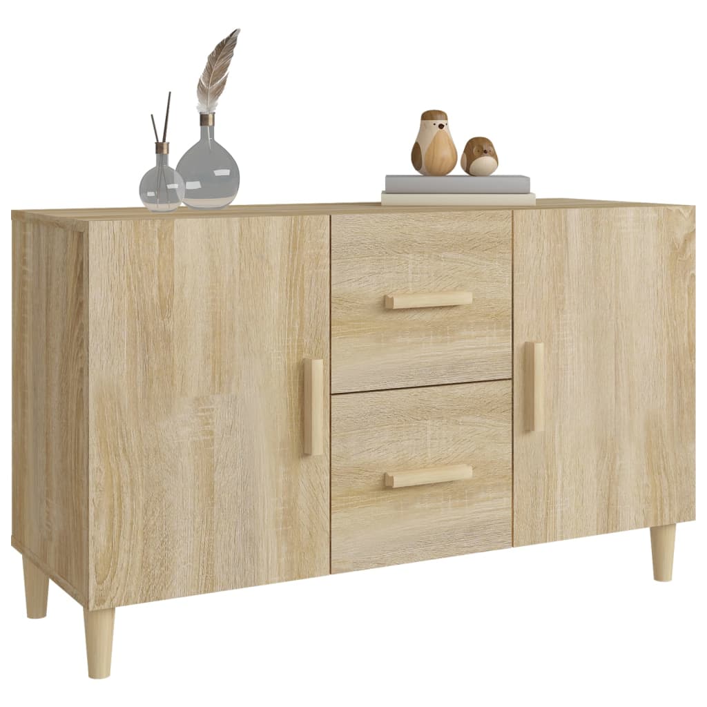 Credenza Rovere Sonoma 100x36x60 cm in Legno Ingegnerizzato cod mxl 16624