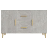 Credenza Grigio Cemento 100x36x60 cm in Legno Multistrato cod mxl 21107