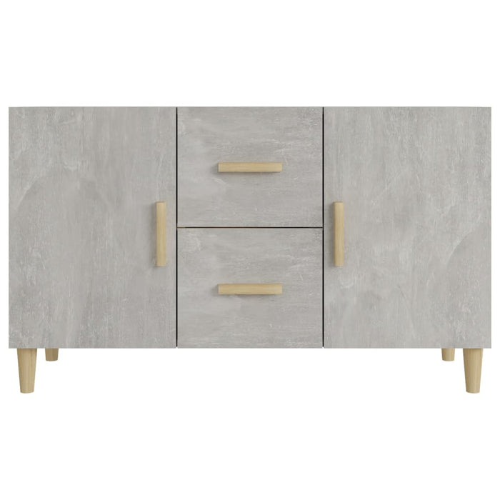 Credenza Grigio Cemento 100x36x60 cm in Legno Multistrato 812514