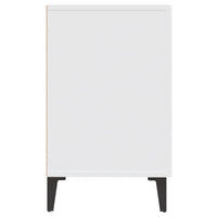 Credenza Bianca 100x36x60 cm in Legno Multistrato