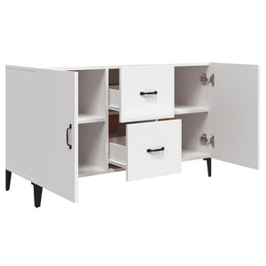 Credenza Bianca 100x36x60 cm in Legno Multistrato