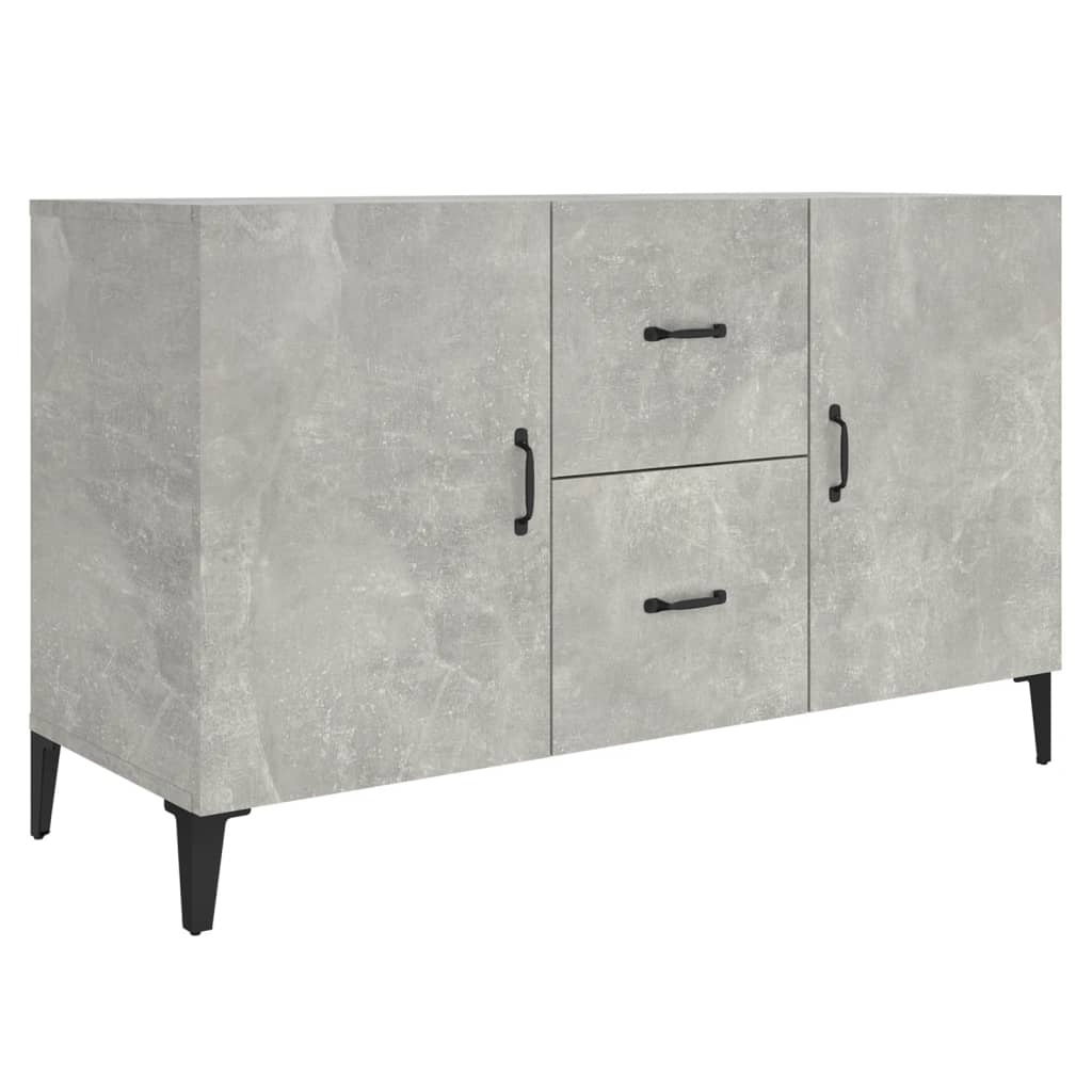 Credenza Grigio Cemento 100x36x60 cm in Legno Multistrato cod mxl 10468