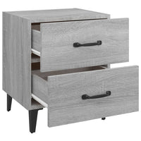 Comodini 2 pz Grigio Sonoma 40x35x47,5 cm 817294