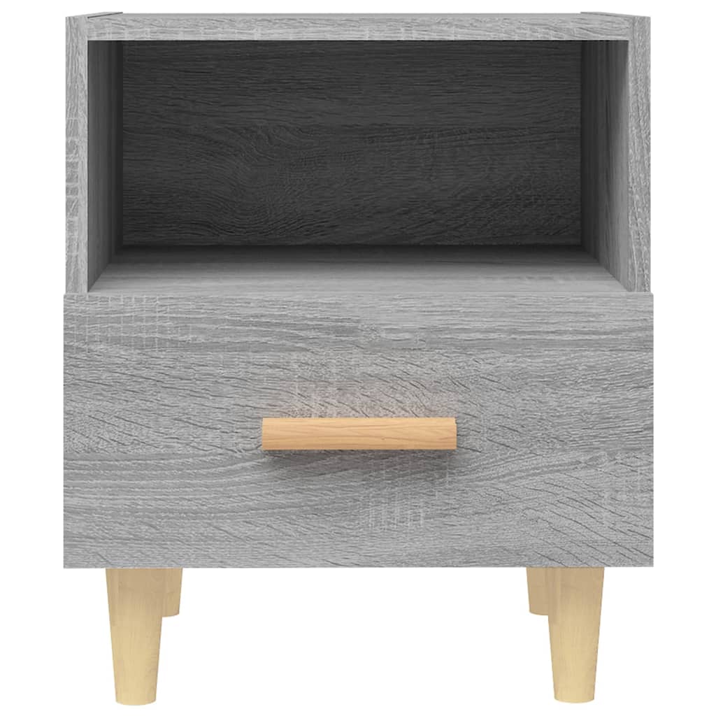 Comodini 2 pz Grigio Sonoma 40x35x47 cm 817300