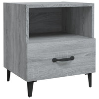 Comodino Grigio Sonoma in Legno Multistrato cod mxl 30425